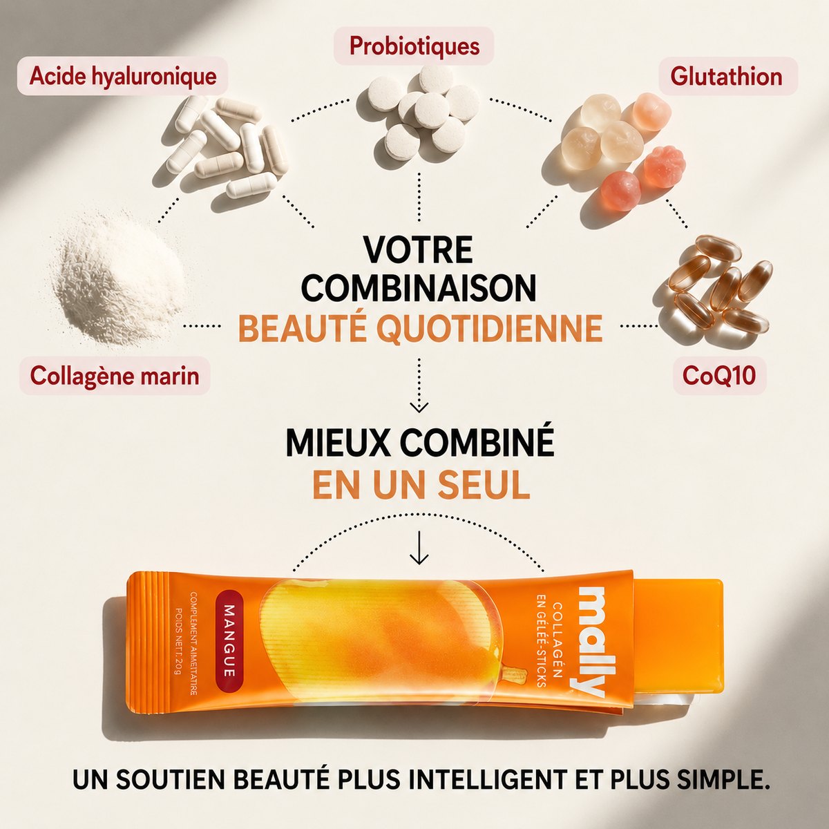 L’équipe derrière les sticks de gelée de collagène Mally